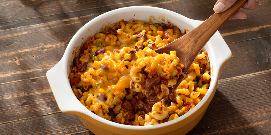 Macaroni au fromage et au chili